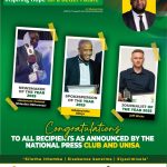 The National Press Club and Unisa hosts a successful ceremony as they promote media freedom and strengthen our democracy